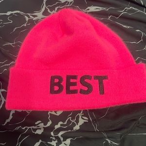 Pink beanie
